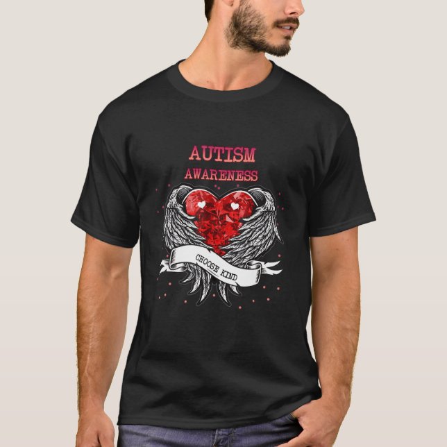 Autism Awareness Choose Kind T-Shirt (Front)