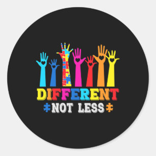 Autism Awareness Classic Round Sticker