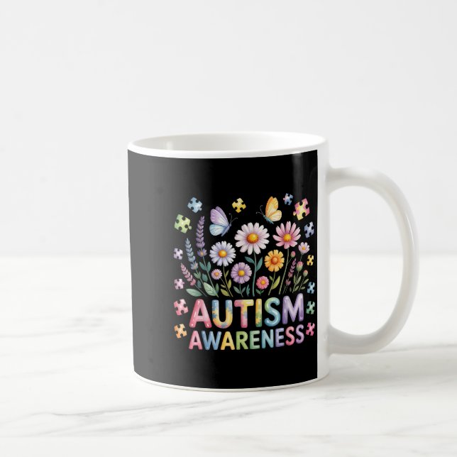 Autism awareness  coffee mug (Right)