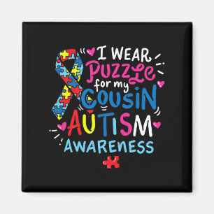 Autism Awareness Cousin Gift Tee  Magnet