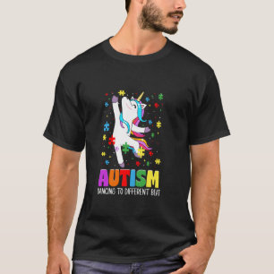 Autism awareness Dabbing unicorn puzzle piece kids T-Shirt