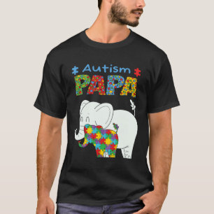 Autism Awareness Dad Father Autistic Kid Awareness T-Shirt