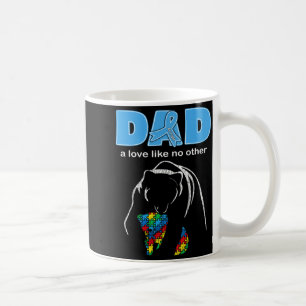 Autism Awareness Dad Father Love Proud Autism Son  Coffee Mug