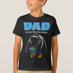 Autism Awareness Dad Father Love Proud Autism Son T-Shirt