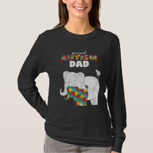 Autism Awareness Dad Father Proud Autism Son Dad E T-Shirt