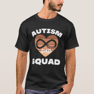 Autism Awareness Dad Of Autistic Son Kids Autism D T-Shirt