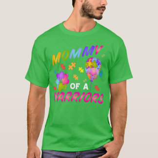 Autism Awareness Day Mummy Warriors T-Shirt