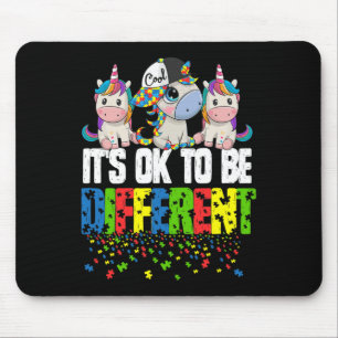 Autism Awareness Day Unicorn Gift Mouse Pad