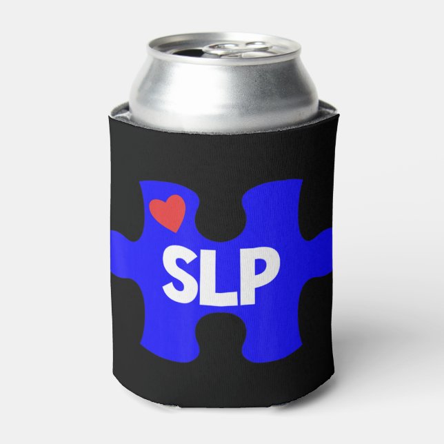 Autism Awareness design for April to educate about Can Cooler (Can Front)