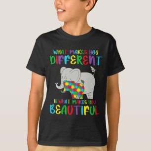 Autism Awareness Different But Beautiful Autism Wo T-Shirt