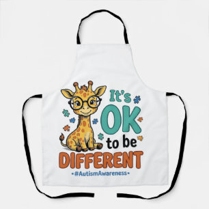 Autism Awareness Different Giraffe Vintage Shirt_1 Apron