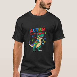 Autism Awareness Dino Puzzle T-Shirt