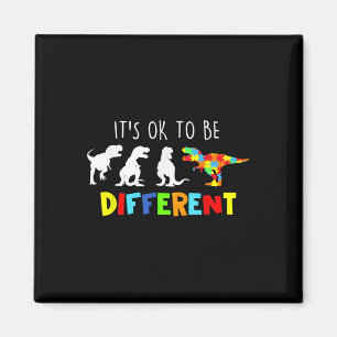 Autism Awareness Dinosaur Kid Boys Its Ok To Be Di Magnet