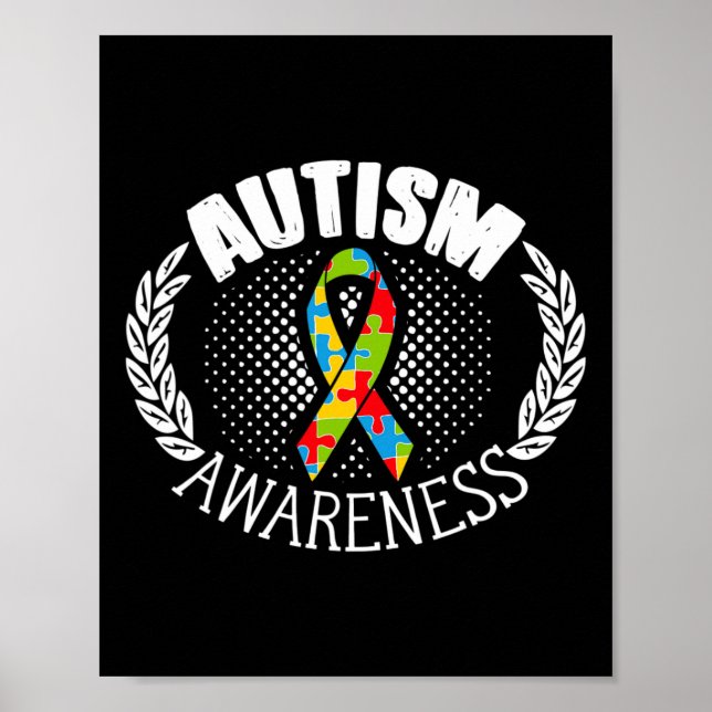 Autism Awareness Disabilities Month 1 Poster (Front)