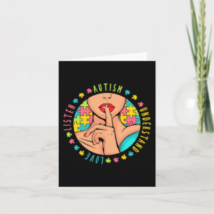 Autism Awareness Disabilities Month 2 Card
