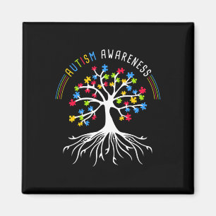 Autism Awareness Disabilities Month 3 Magnet