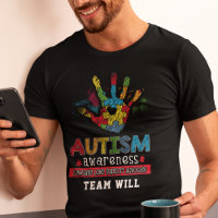 Autism Awareness Educate Advocate Custom Team