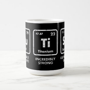 Autism Awareness Elements Periodic Table Coffee Mug