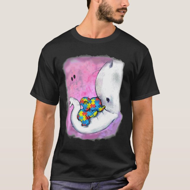 Autism Awareness Elephant 2018 T-Shirt (Front)