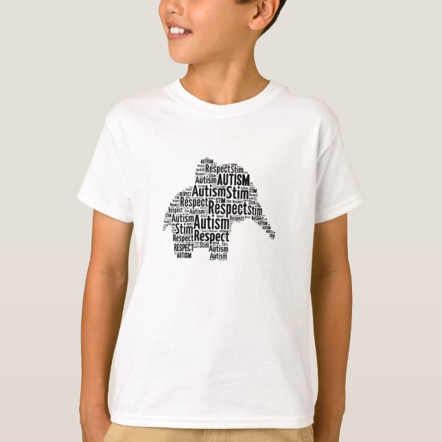 Autism Awareness Elephant T-Shirt Children's (Front)