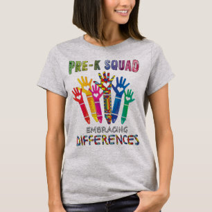 Autism Awareness Embrace Differences Shirt First D