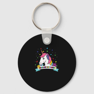 Autism Awareness - Embrace Different Unicorn T-Shi Key Ring