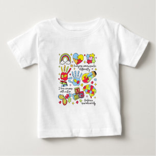 Autism Awareness Embrace Diversity Neuro Inclusive Baby T-Shirt