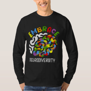 Autism Awareness Embrace Neurodiversity Autism Bra T-Shirt