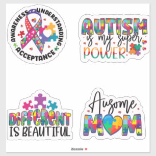 Autism Awareness Extra-Large Vinyl Sticker Sheets