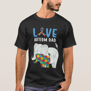 Autism Awareness Father Love Proud Autism Daughter T-Shirt