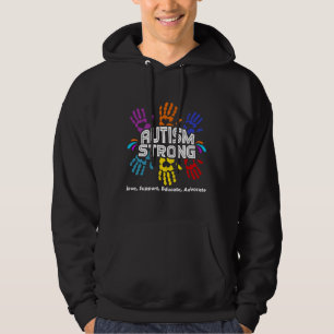 Autism Awareness For Mom Dad Autism Strong Hoodie