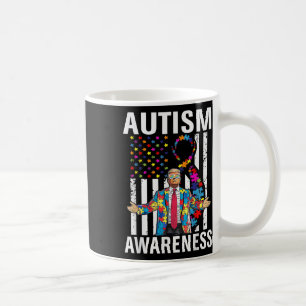 Autism Awareness Funny Trump Support Autistic Us F Coffee Mug