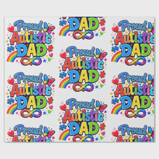 Autism Awareness Gift Wrap for Loving Fathers