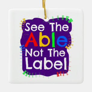 Autism Awareness Gifts Ceramic Ornament