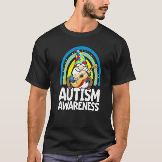 Autism Awareness Gnome Rainbow  Autism Kids Love   T-Shirt