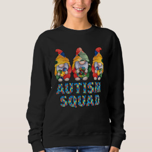 Autism Awareness Gnomes Puzzle Autism Squad Be Kin Sweatshirt