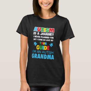 Autism Awareness Grandma Autistic Kids Awareness M T-Shirt