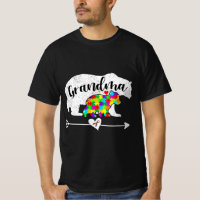 Autism Awareness Grandma Bear Support Autistic Adu