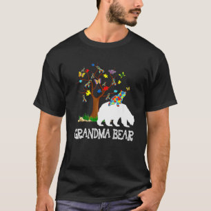 Autism Awareness Grandma Bear Support Autistic Adu T-Shirt