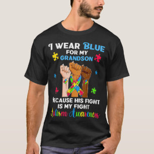 Autism Awareness Grandpa Grandma s, Autistic Rise T-Shirt