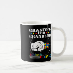 Autism Awareness Grandpa Grandson Best Friend For Coffee Mug