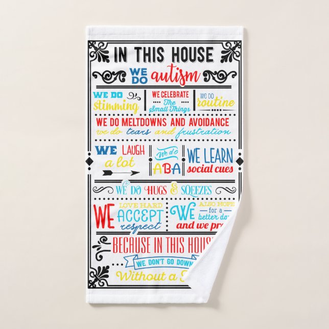 Autism Awareness Hand Towel (Hand Towel)