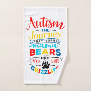 Autism Awareness Hand Towel