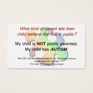 Autism Awareness Handout