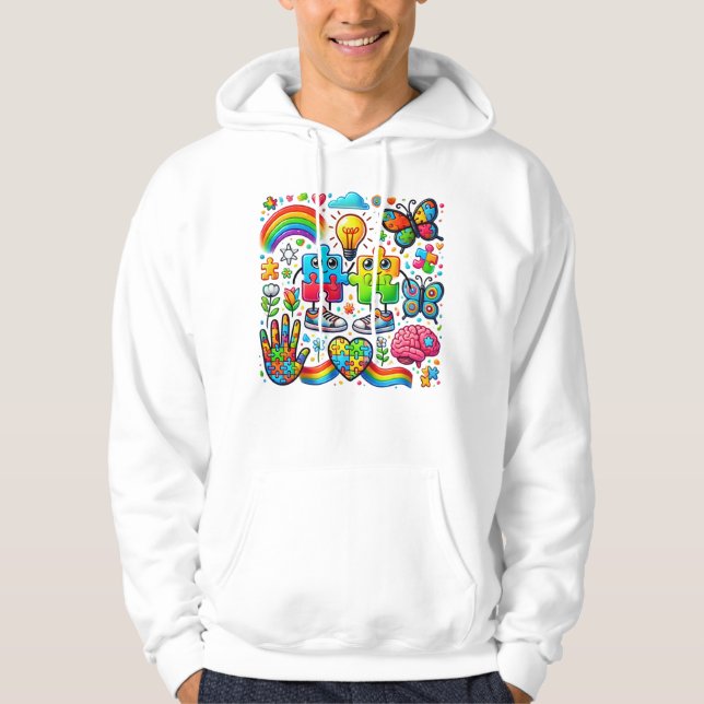 Autism Awareness Hoodie  (Front)