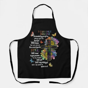 Autism Awareness I Can Only Imagine Jesus Faith Apron