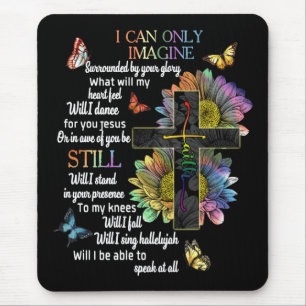 Autism Awareness I Can Only Imagine Jesus Faith Mouse Pad