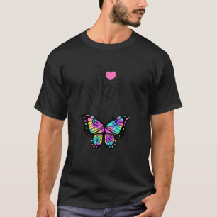 Autism Awareness I Love You Hand Sign Language T-Shirt
