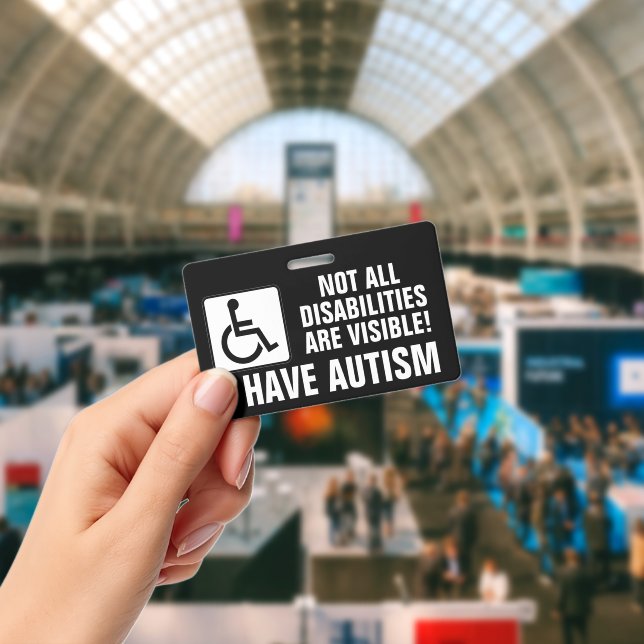 Autism Awareness ID Badge (Conference)