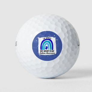Autism Awareness In April We Wear Blue Golf Balls